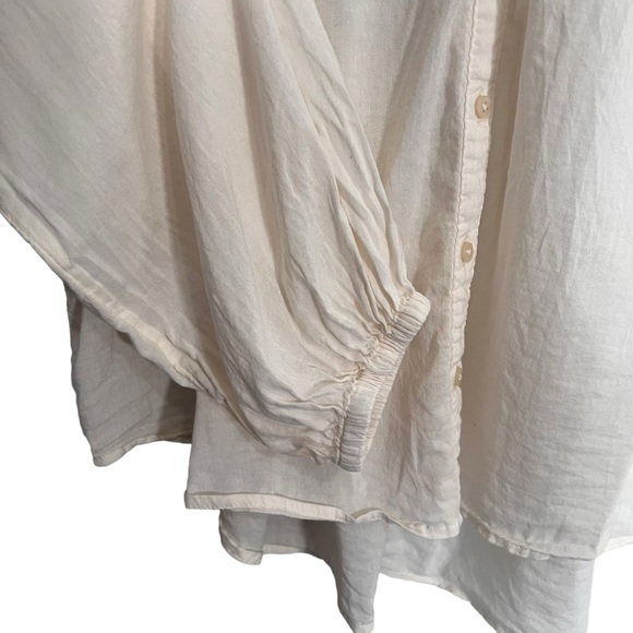 Old Navy Oversized Crochet Pom-Pom Dolman-Sleeve Blouse for Women Size Large - Picture 10 of 13